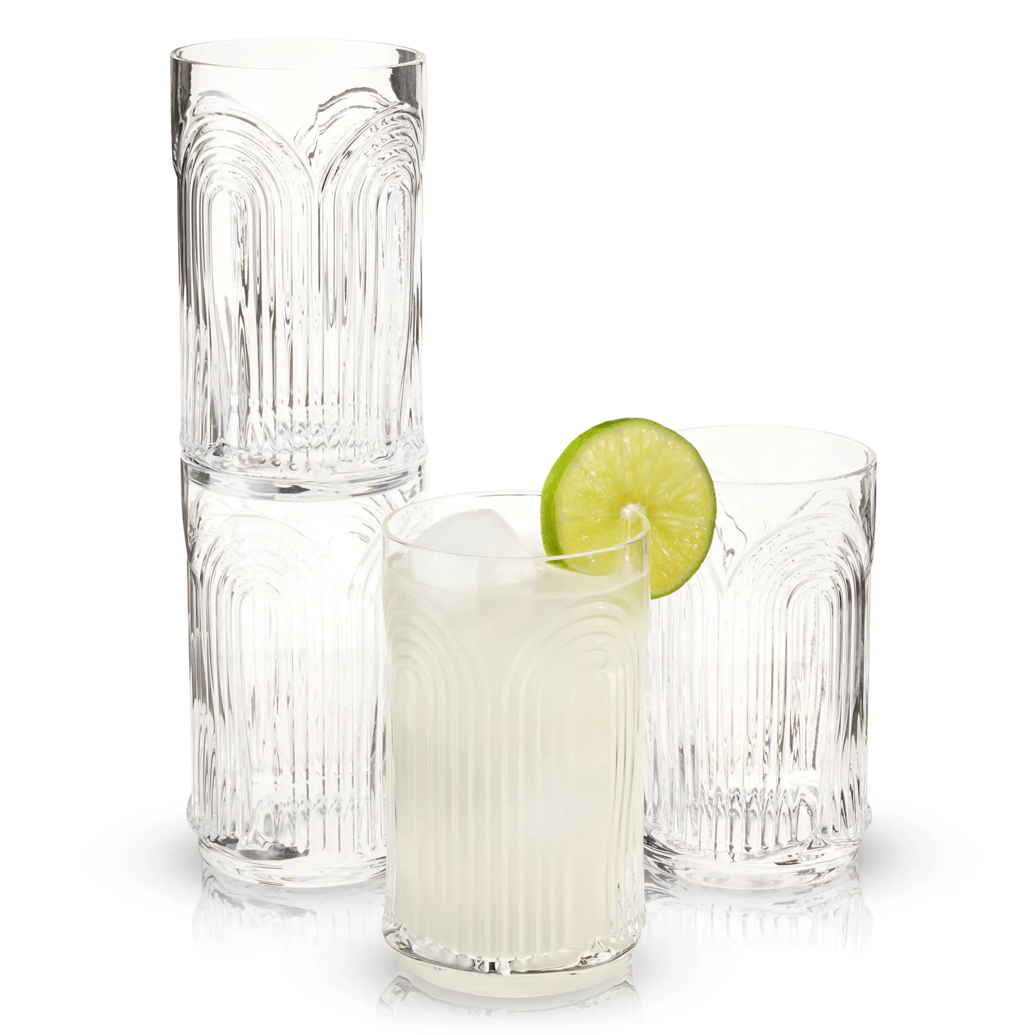 Beau Highball Glasses by Viski (set of 4) Viski