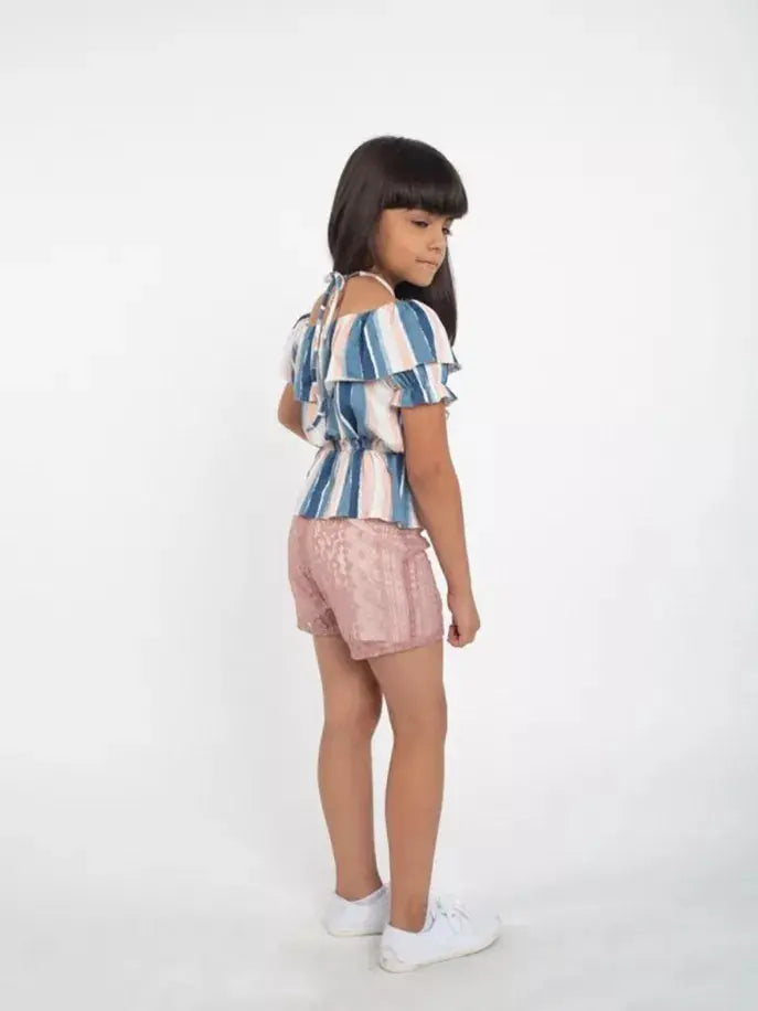 Beau-Tie Lace Shorts Tru Luv