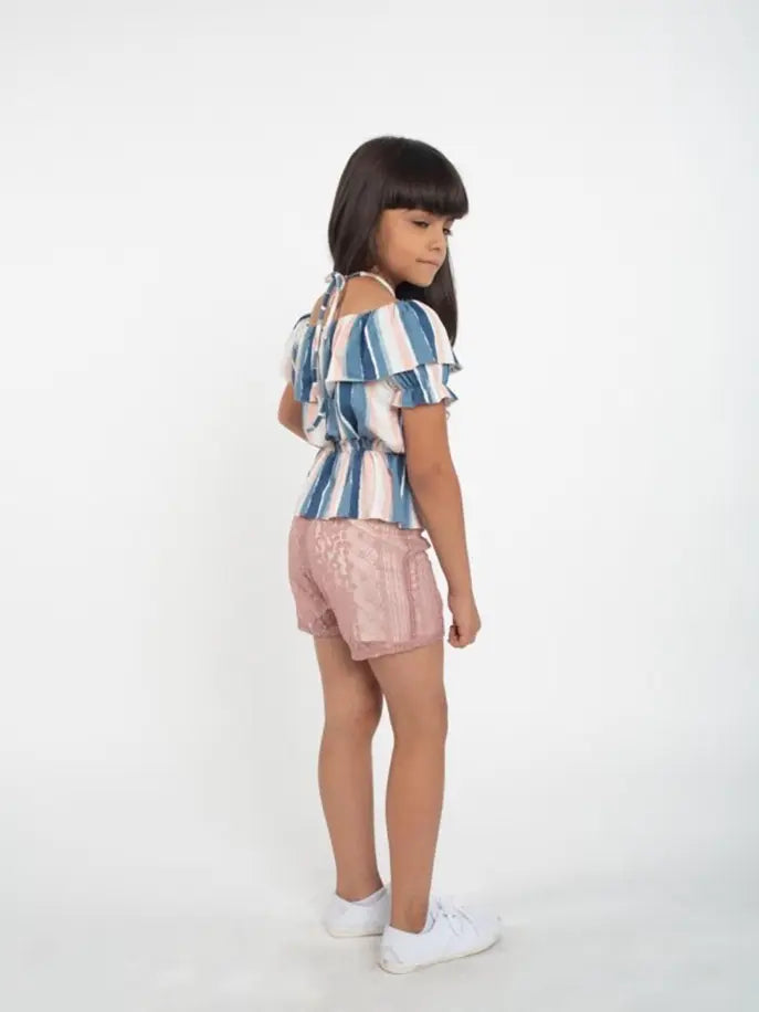 Beau-Tie Lace Shorts Tru Luv