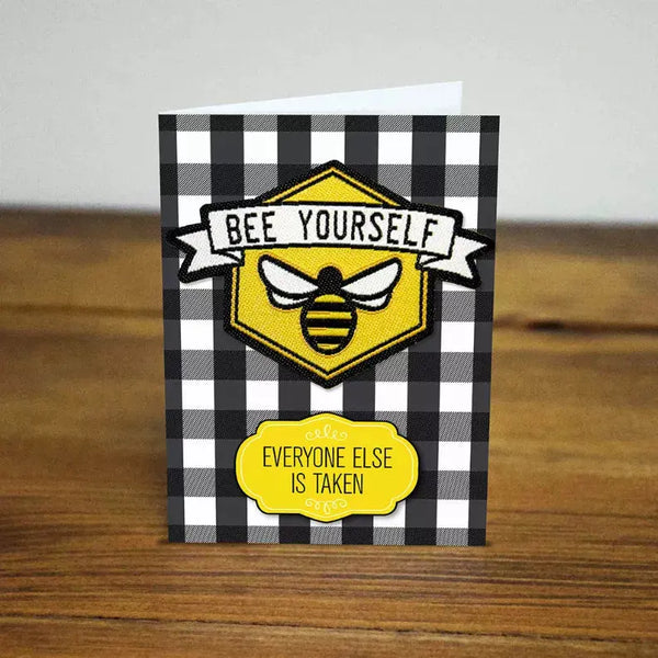 Bee Yourself Iron-on Patch Lifebeats Gifts