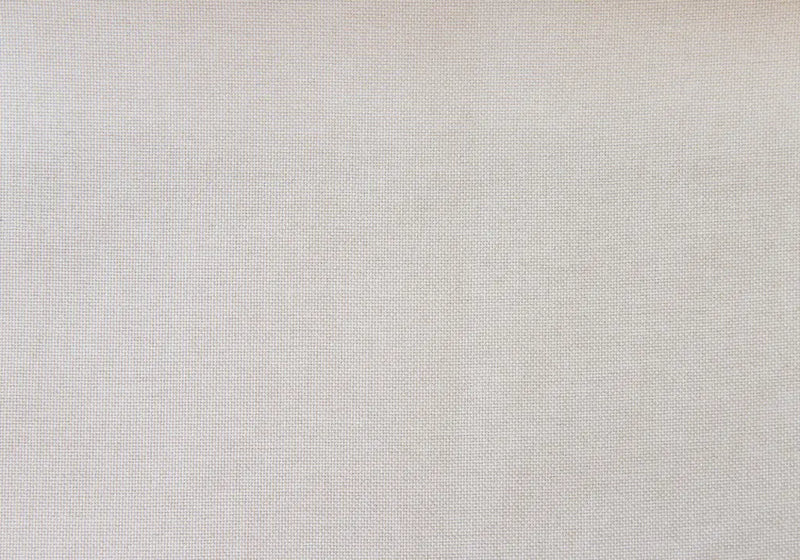 Beige Linen Blend Upholstered Arched Full Headboard With Nail Head Trim - GreatEagleInc