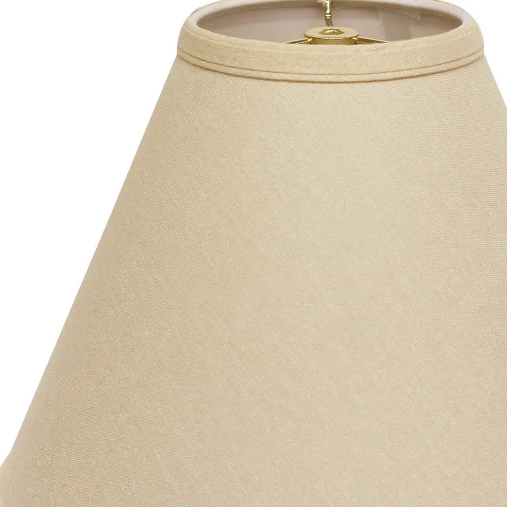 Beige Linen Cone Lamp Shade Homeroots Lighting