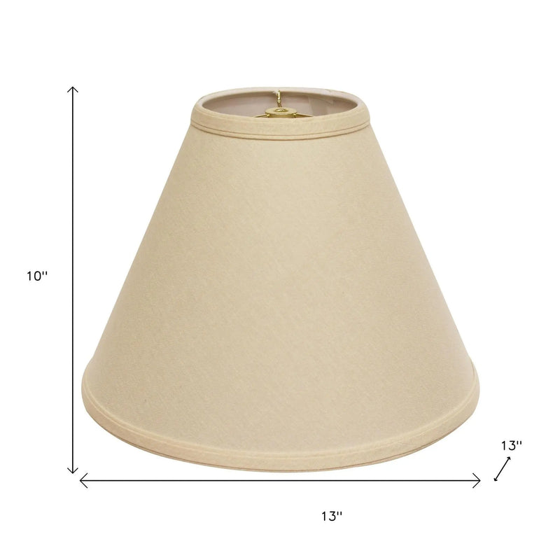 Beige Linen Cone Lamp Shade Homeroots Lighting