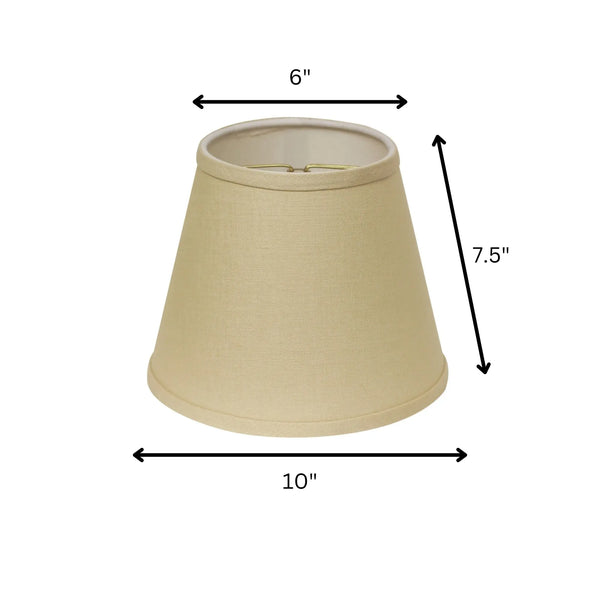 Beige Linen Empire Lamp Shade Homeroots Lighting