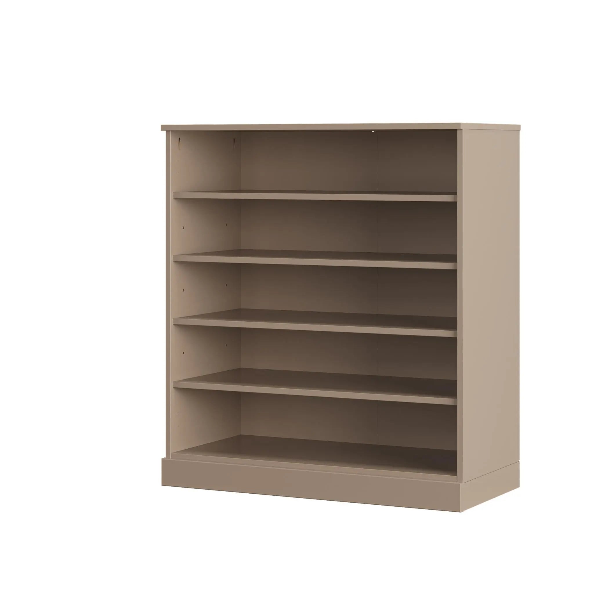 Beige Twenty Pair Solid WoodShoe Storage Cabinet Homeroots Organization