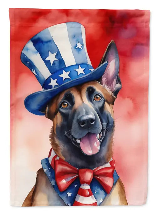 Belgian Malinois Patriotic American Garden Flag Caroline's Treasures