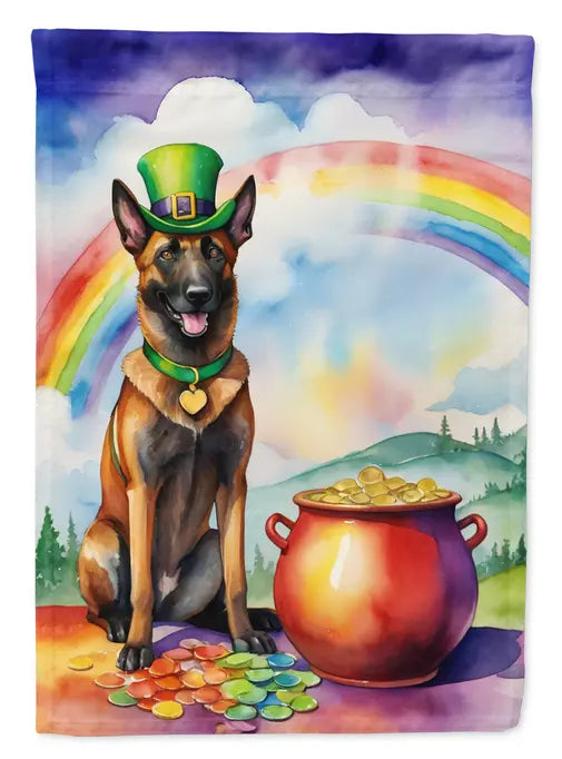 Belgian Malinois St Patrick's Day Garden Flag Caroline's Treasures