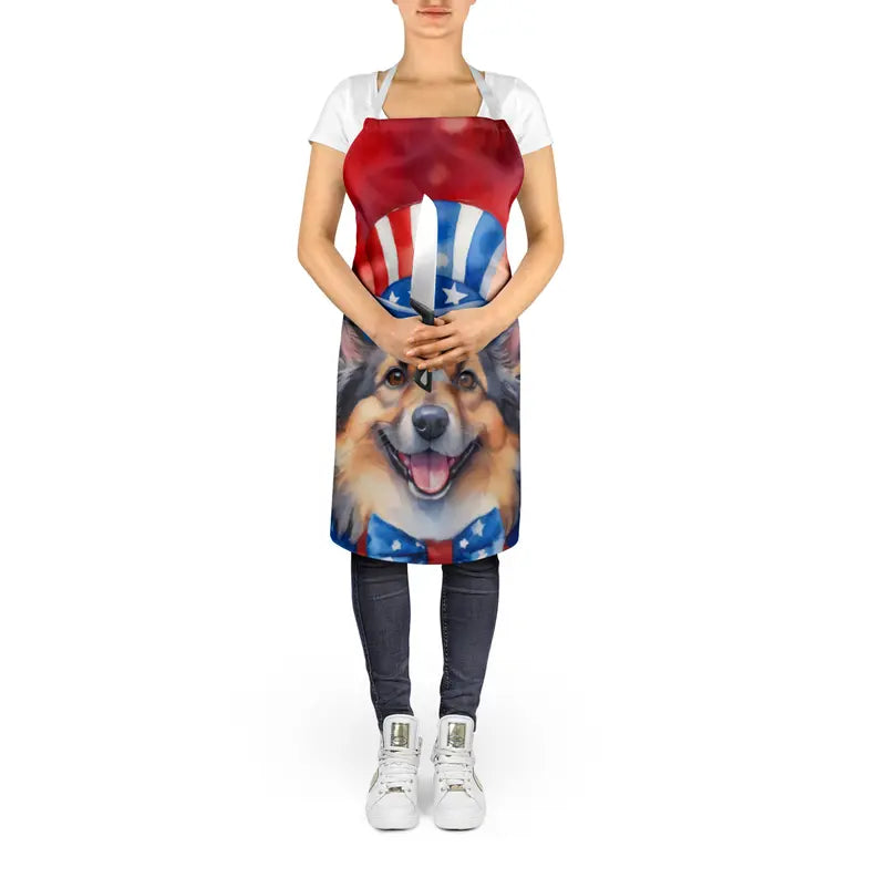 Belgian Tervuren Patriotic American Apron Caroline's Treasures