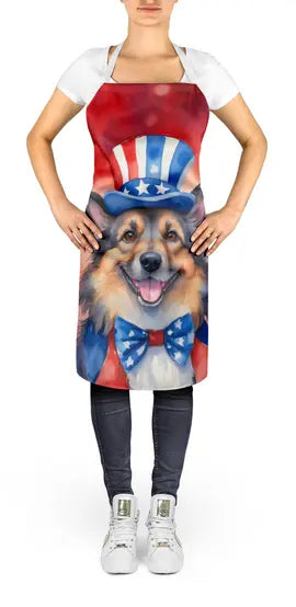 Belgian Tervuren Patriotic American Apron Caroline's Treasures