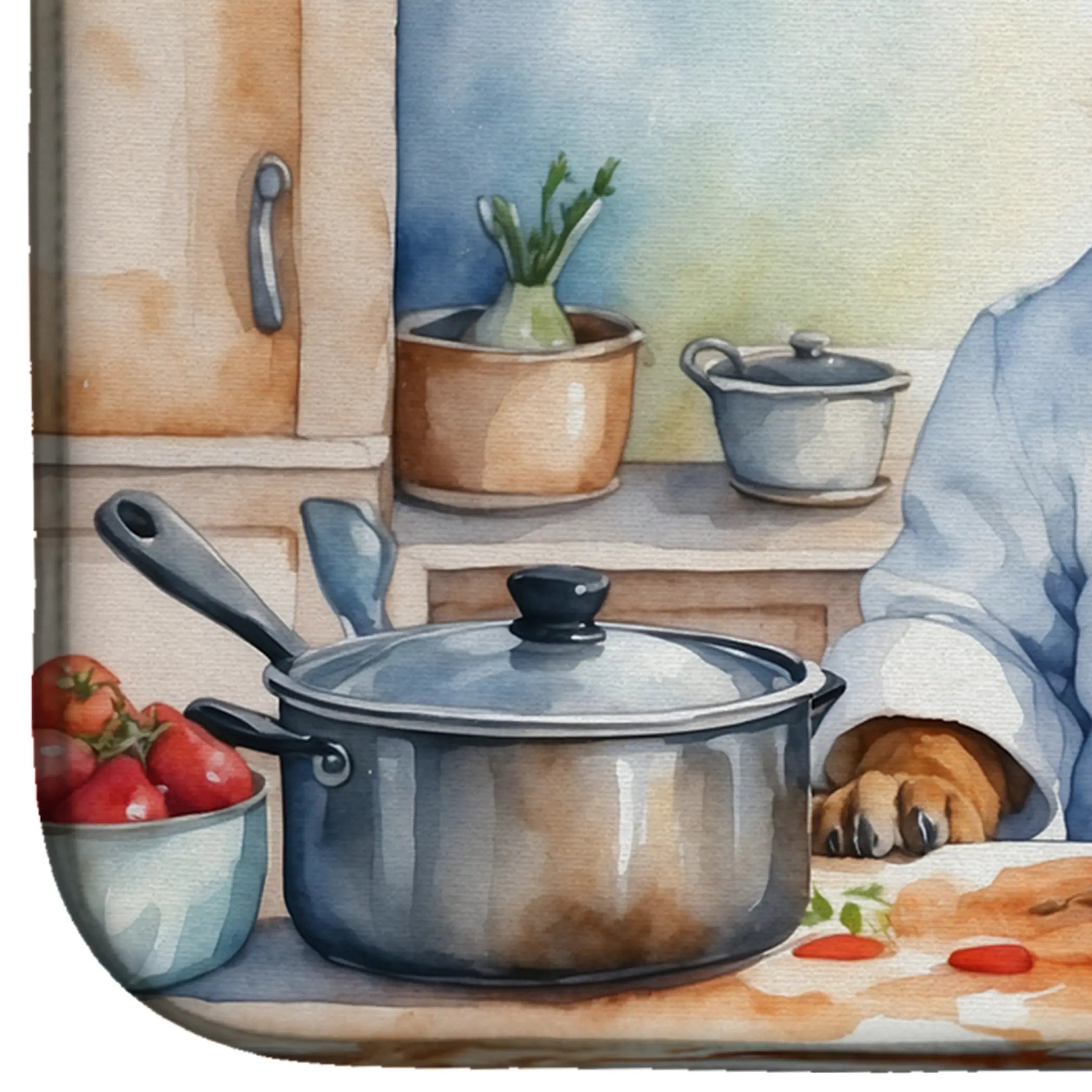 Belgian Tervuren The Chef Dish Drying Mat Caroline's Treasures
