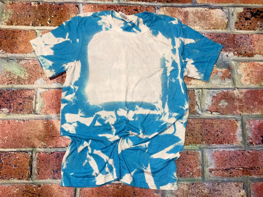 Bella Heather Aqua Bleach Blank Tee The Blended Owl