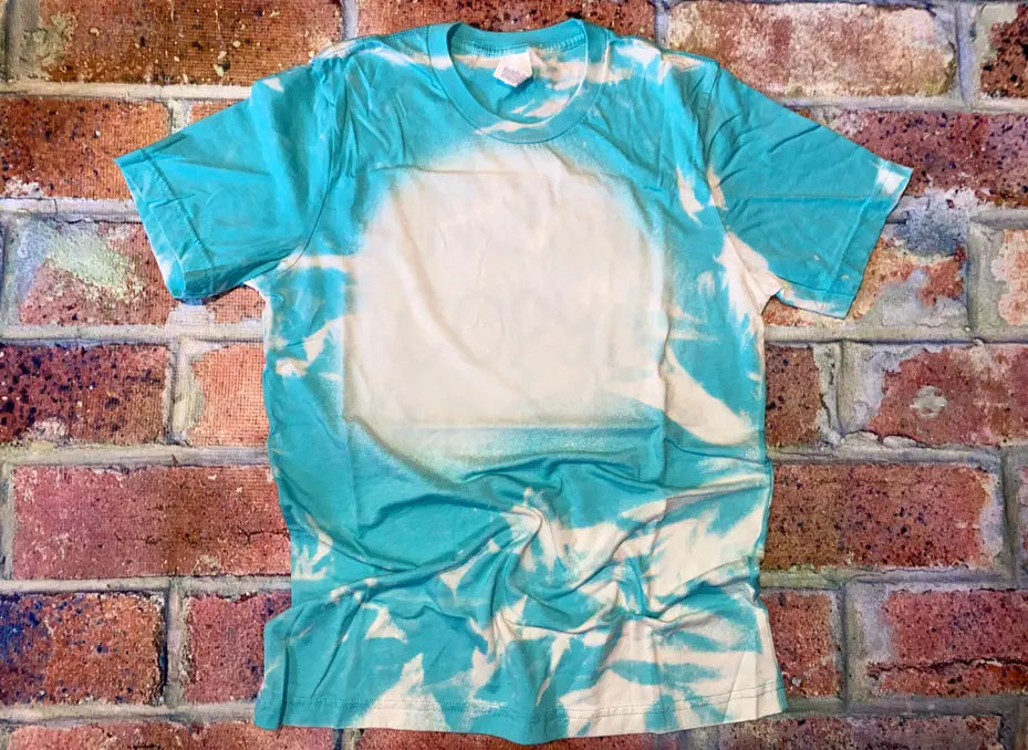 Bella Heather Sea Green Bleach Blank Tee The Blended Owl