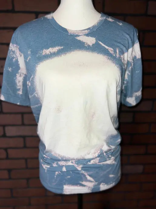 Bella Heather Slate Bleach Blank Tee The Blended Owl
