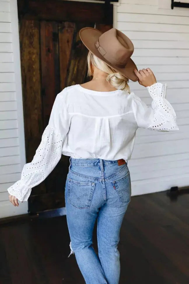 Beloved Button Down Top Stay Warm in Style