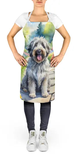 Bergamasco Sheepdog Spring Path Apron Caroline's Treasures