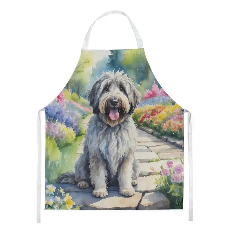 Bergamasco Sheepdog Spring Path Apron Caroline's Treasures
