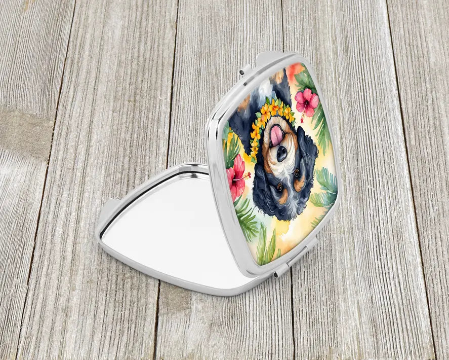 Bernedoodle Compact Mirror Caroline's Treasures