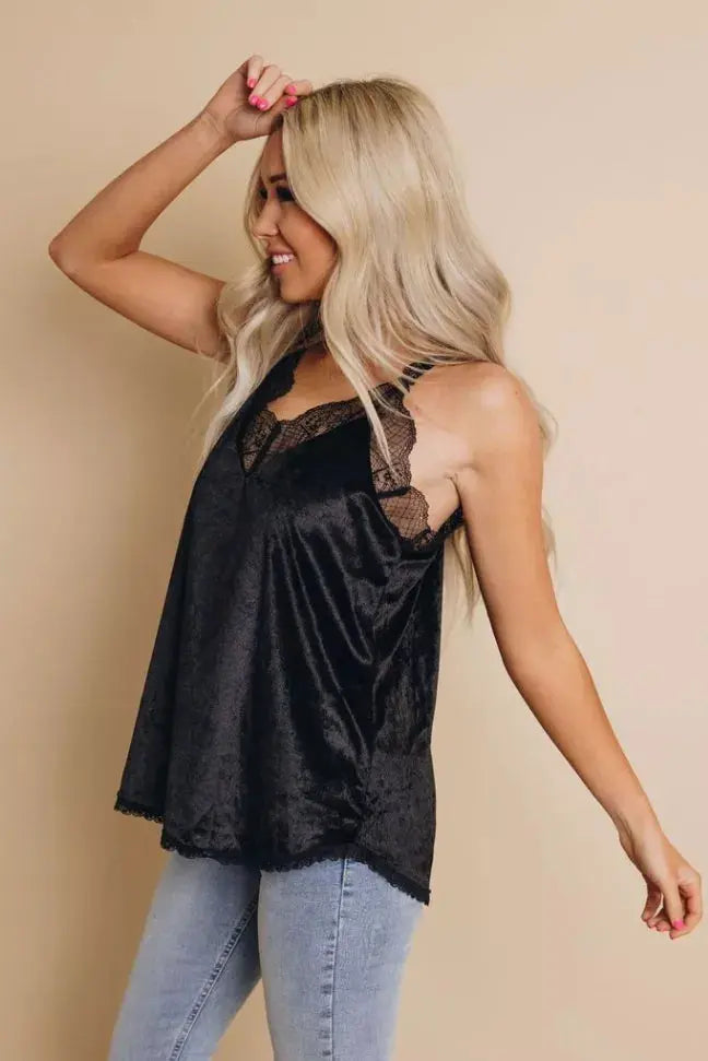 Better Than This Velvet Tank Stay Warm in Style