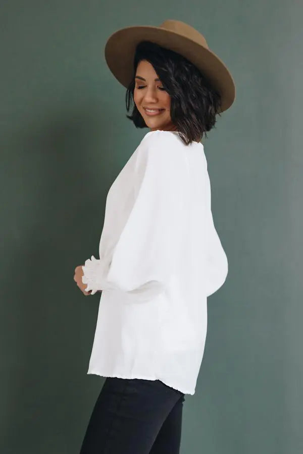 Betty's Little Blouse Stay Warm in Style