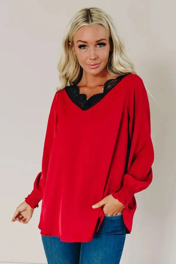 Betty's Little Blouse Stay Warm in Style