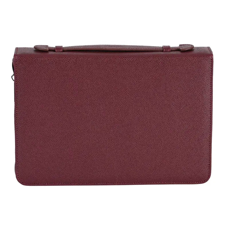 Bible Case Cross John 3:16 Burgundy XL Dicksons Inc