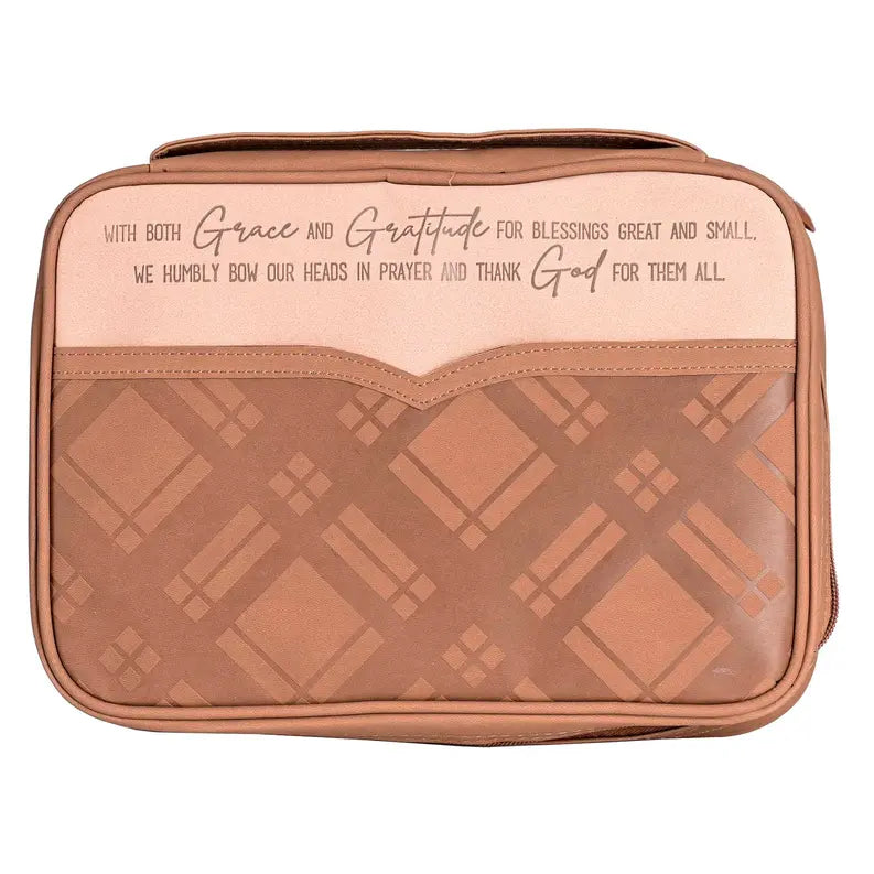 Bible Case Vinyl Grace&Gratitude Large Dicksons Inc