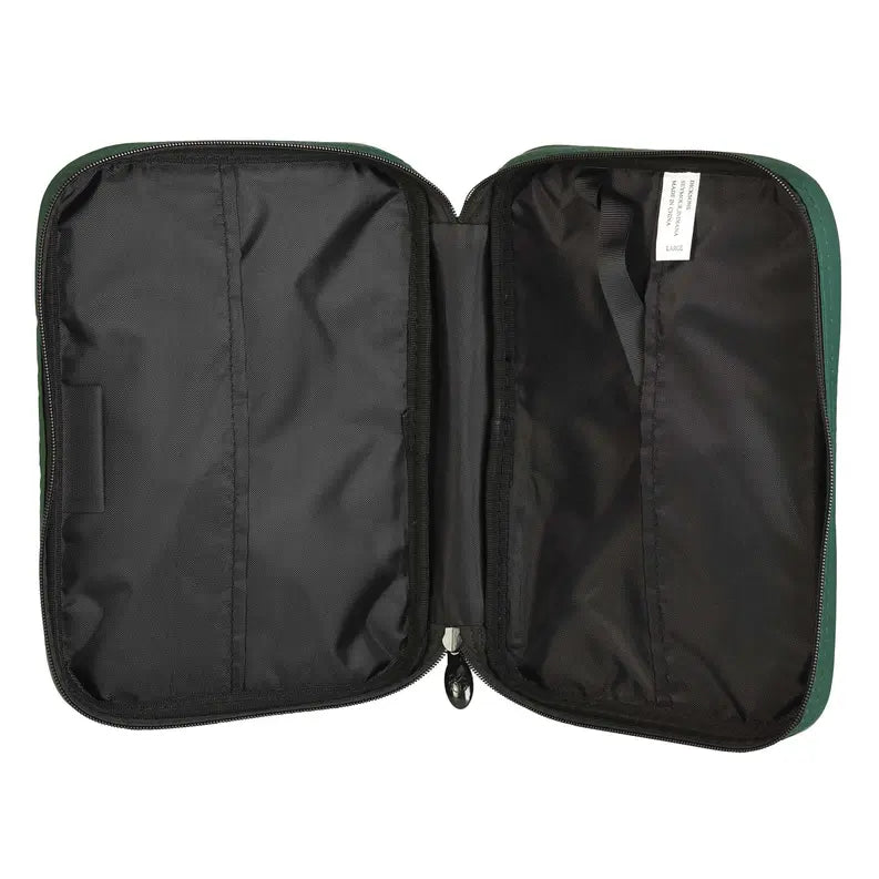 Bible Cover Green With Cross Dicksons Inc