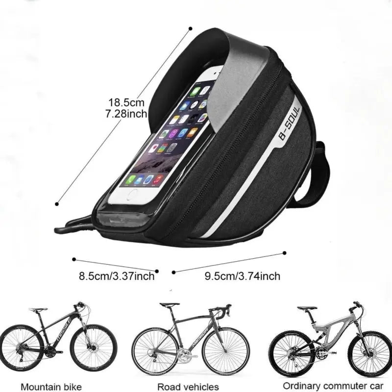 Bicycle Bag Can Hold Mobile Phones Installed on Bicycles Convenient and Easy to Use GreatEagleInc