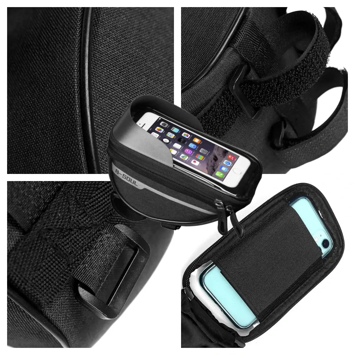 Bicycle Bag Can Hold Mobile Phones Installed on Bicycles Convenient and Easy to Use GreatEagleInc