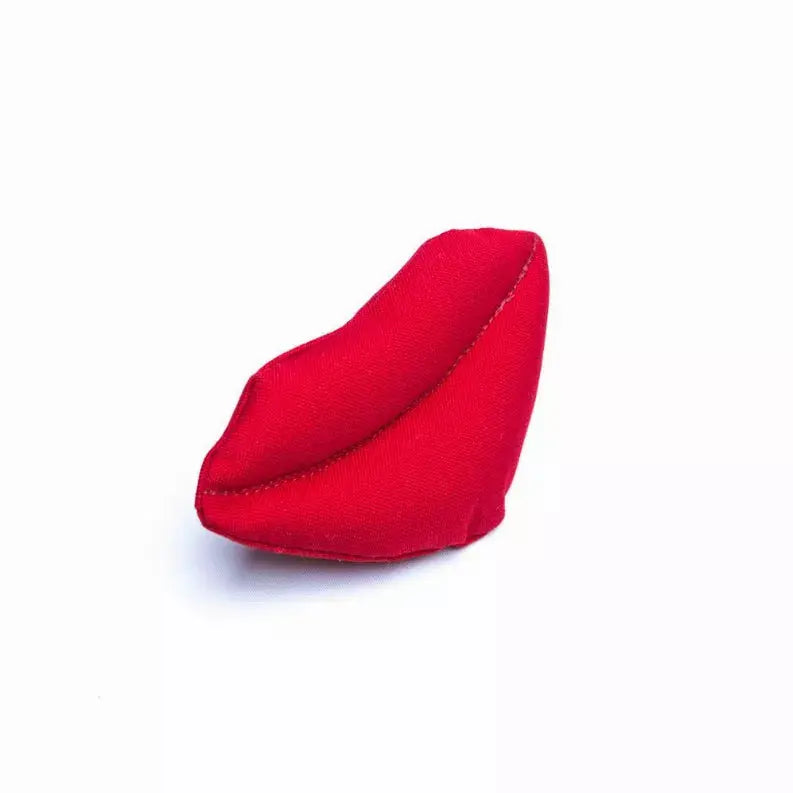 Big Red Lips Dog Toy - Medium American Dog