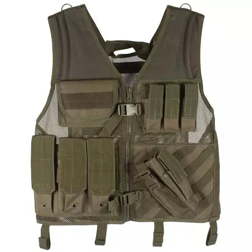 Big & Tall Assault Cross Draw Vest Fox Outdoor