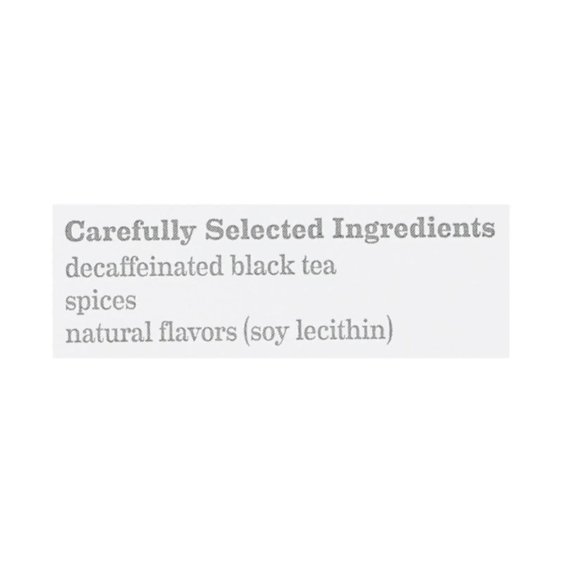 Bigelow Tea Tea - Decaf - Chai Spiced - Case Of 6 - 20 Bag Bigelow Tea
