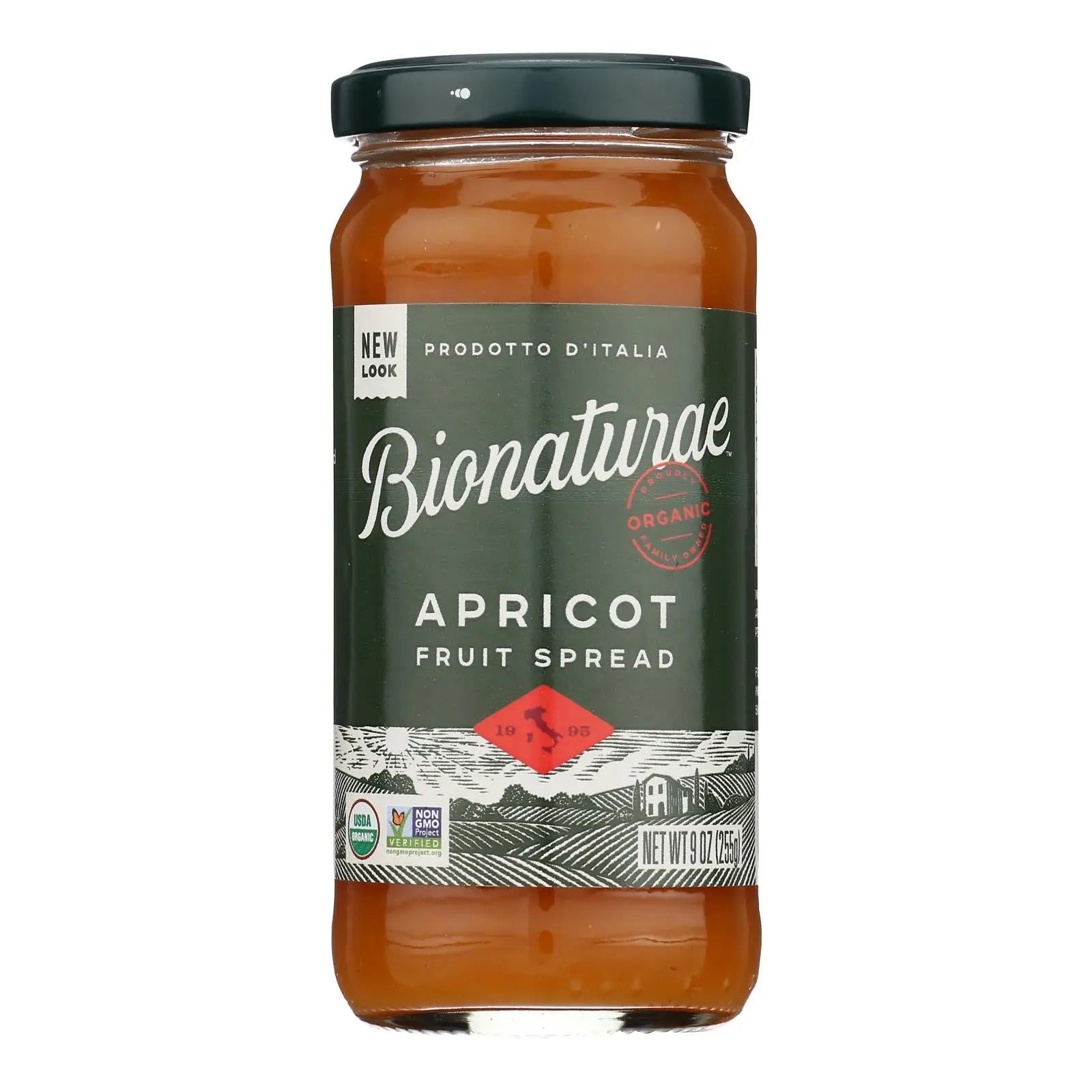 Bionaturae Fruit Spread - Organic - Apricot - 9 Oz - Case Of 12 Bionaturae