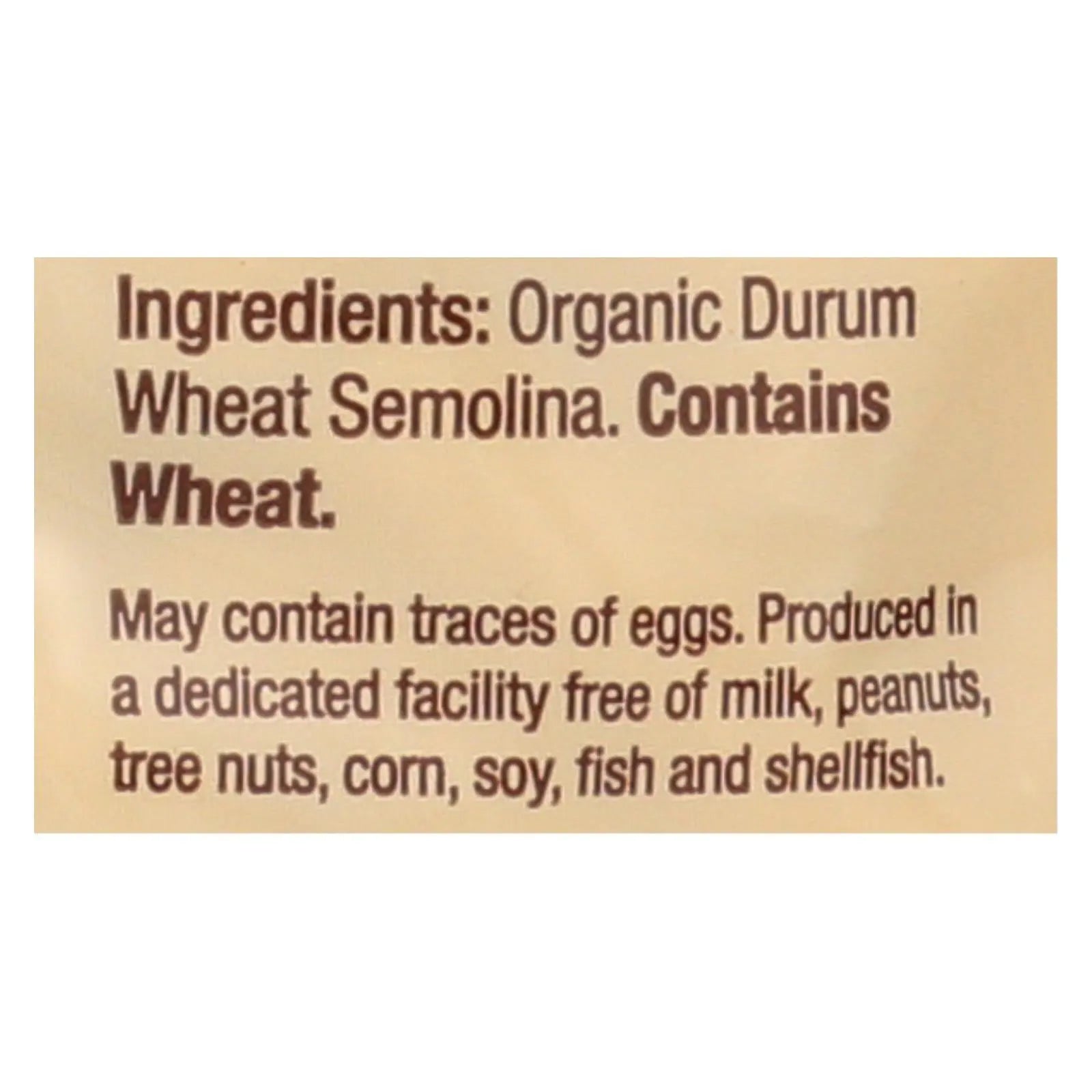 Bionaturae Pasta - Organic Durum Semolina Rigatoni - Case Of 12 - 16 Oz. Bionaturae