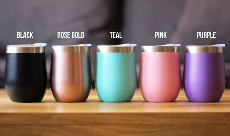 Bites the Dust Insulated Wine Tumbler - Funny Gifts Bevvee