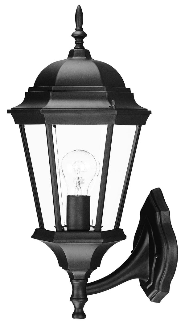 Black And Clear Beveled Dimmable Outdoor Hanging Light With Black And Clear Shades Homeroots Outdoor