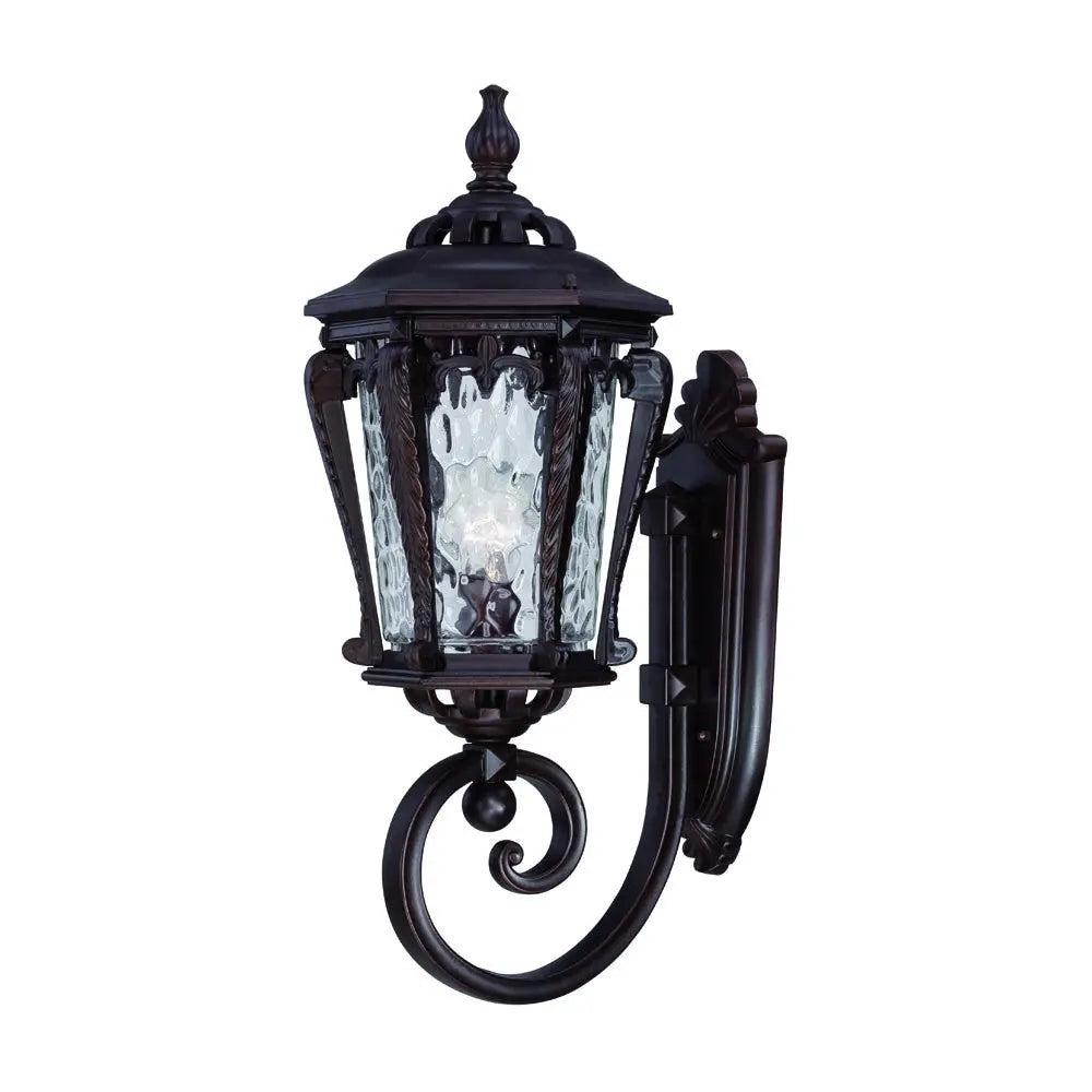Black And Clear Hammered Dimmable Outdoor Hanging Light With Black And Clear Shades Homeroots Outdoor