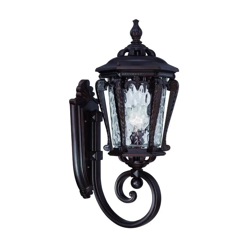 Black And Clear Hammered Dimmable Outdoor Hanging Light With Black And Clear Shades Homeroots Outdoor