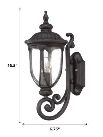 Black And Clear Seeded Dimmable Outdoor Hanging Light With Black And Clear Shades Homeroots Outdoor