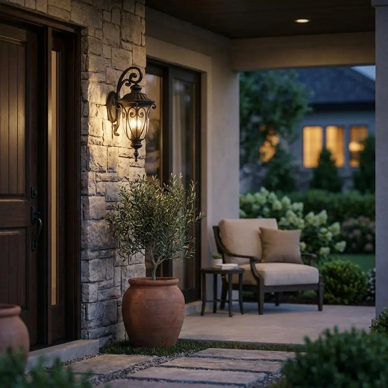 Black And Clear Three Light Seeded Dimmable Outdoor Hanging Lights With Black And Clear Shades Homeroots Outdoor