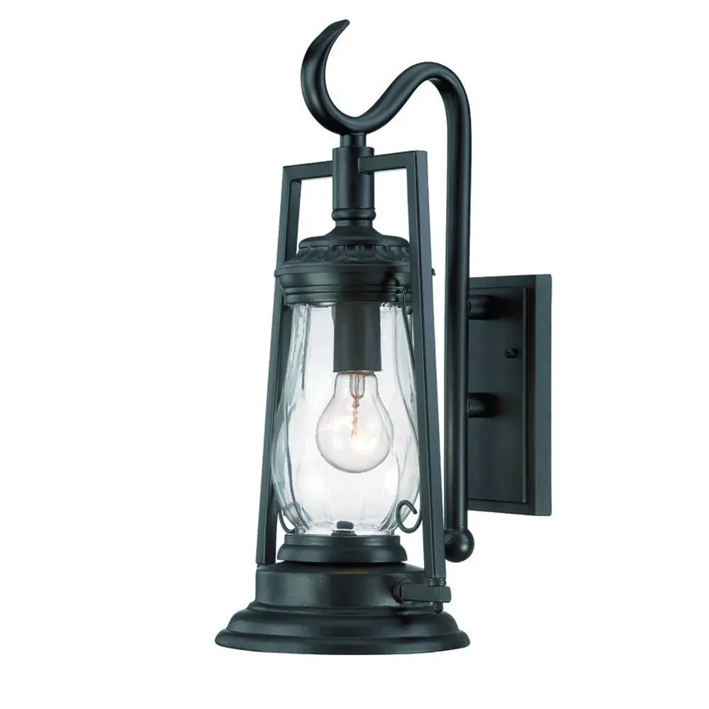 Black And Clear Transparent Dimmable Outdoor Hanging Light With Black And Clear Shades Homeroots Outdoor