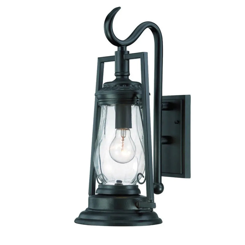 Black And Clear Transparent Dimmable Outdoor Hanging Light With Black And Clear Shades Homeroots Outdoor