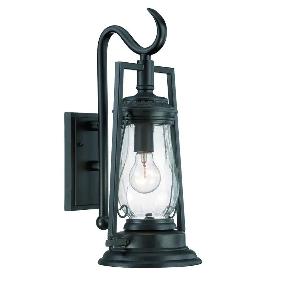 Black And Clear Transparent Dimmable Outdoor Hanging Light With Black And Clear Shades Homeroots Outdoor