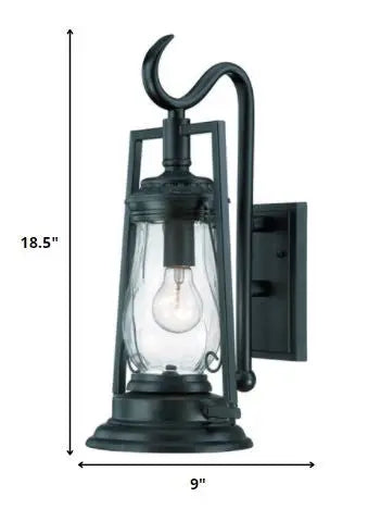 Black And Clear Transparent Dimmable Outdoor Hanging Light With Black And Clear Shades Homeroots Outdoor