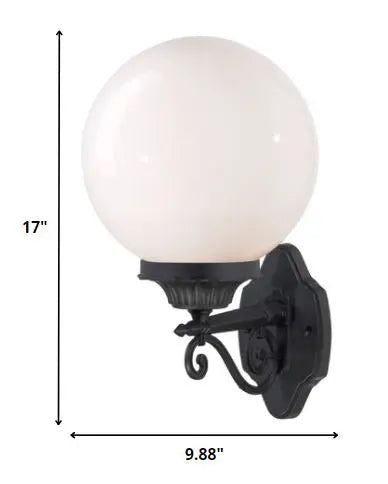 Black And White Dimmable Outdoor Hanging Light With White Shades Homeroots Outdoor