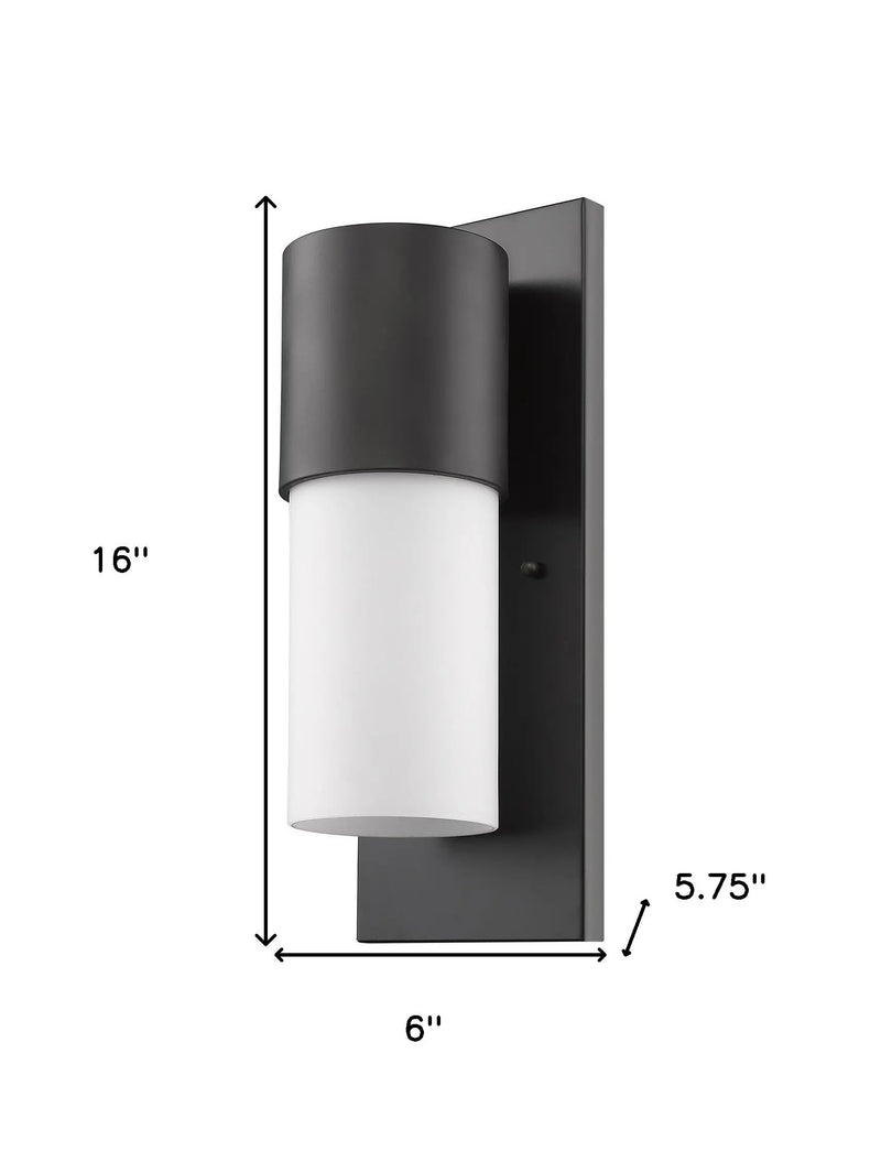 Black And White Frosted Dimmable Outdoor Hanging Light With Black And White Shades Homeroots Outdoor