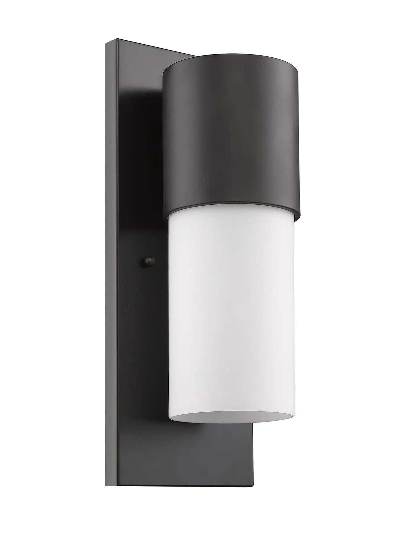Black And White Frosted Dimmable Outdoor Hanging Light With Black And White Shades Homeroots Outdoor