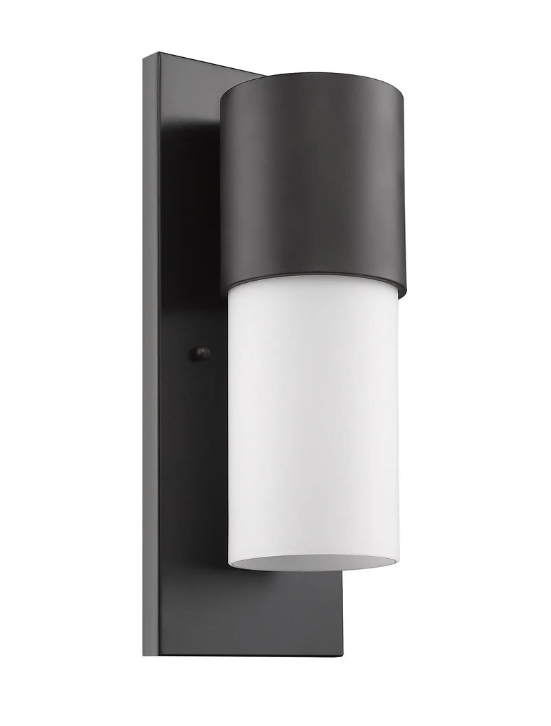 Black And White Frosted Dimmable Outdoor Hanging Light With Black And White Shades Homeroots Outdoor