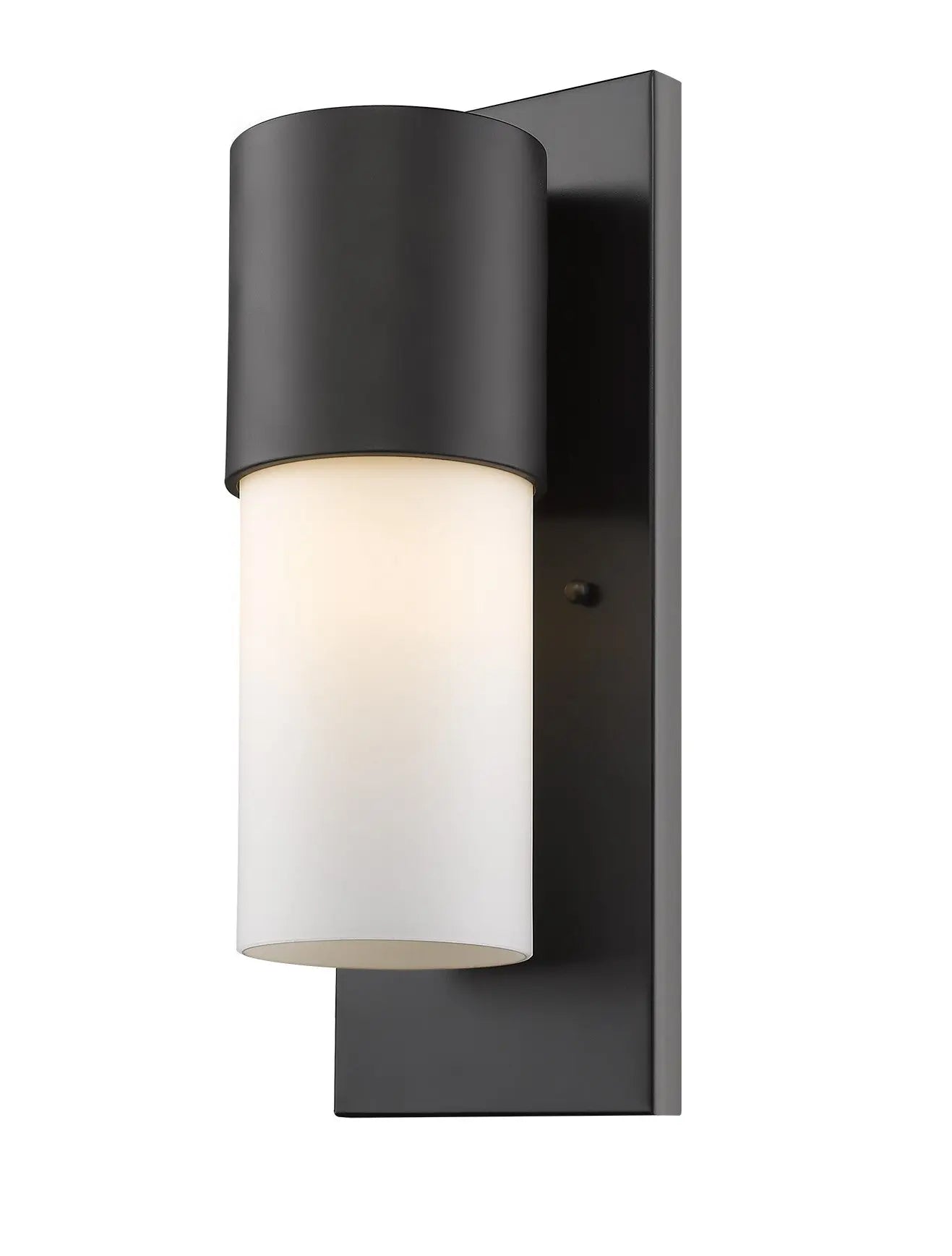 Black And White Frosted Dimmable Outdoor Hanging Light With Black And White Shades Homeroots Outdoor