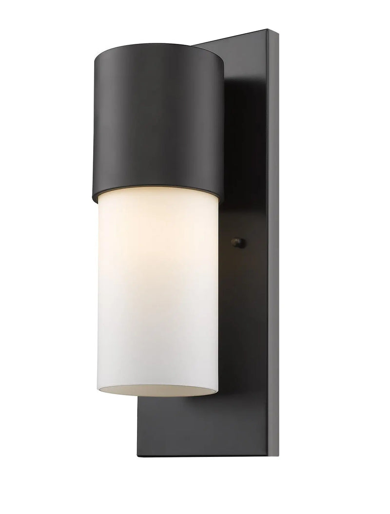 Black And White Frosted Dimmable Outdoor Hanging Light With Black And White Shades Homeroots Outdoor